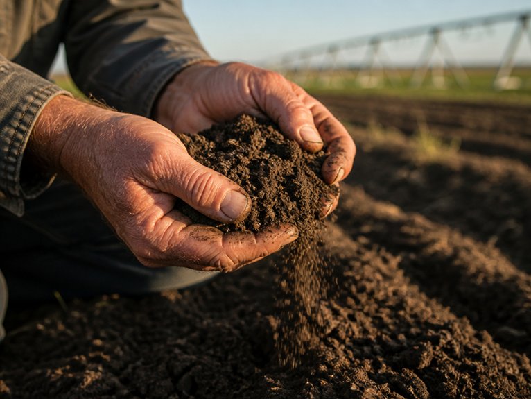 soil type influences irrigation